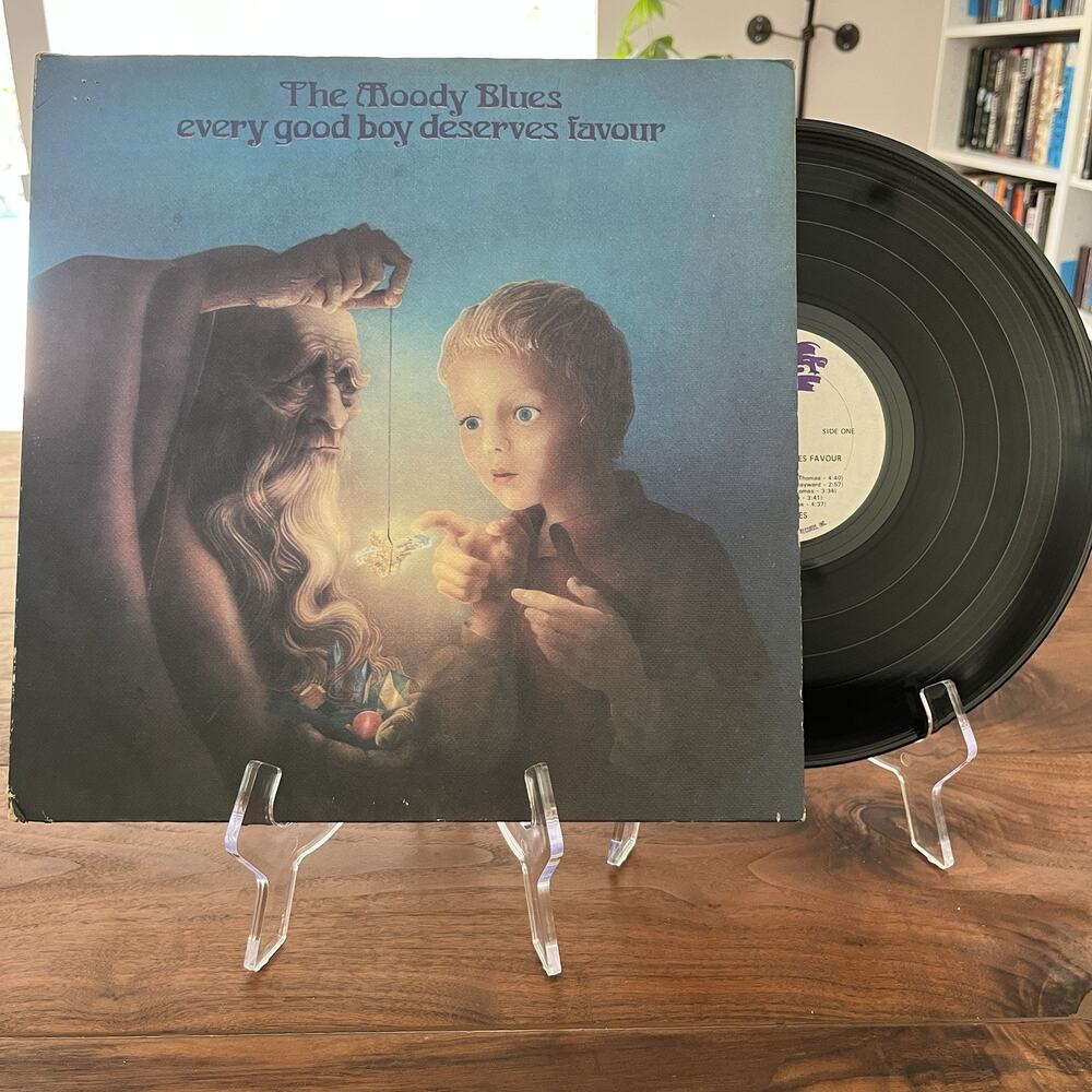 The Moody Blues Every Good Boy Deserves Favour LP 1976 Gatefold Threshold THS 5